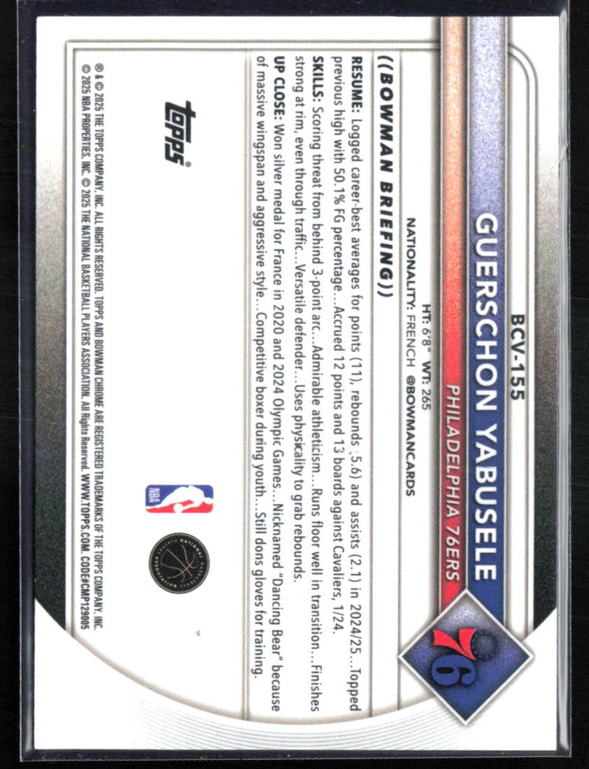 Guerschon Yabusele Gold Shimmer /50
