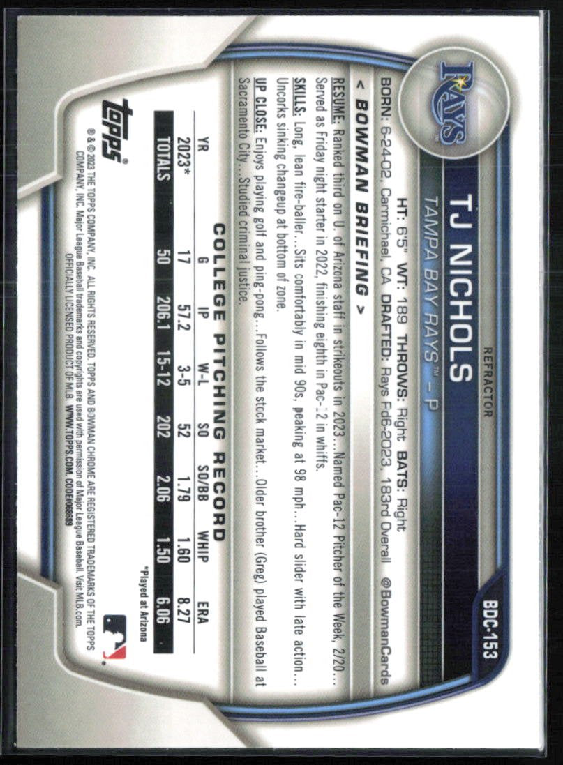 TJ Nichols 1st Bowman Refractor