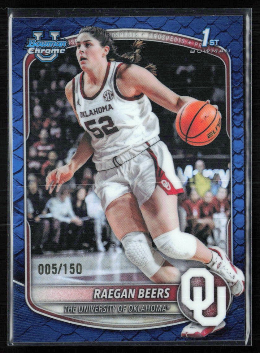 Raegan Beers 1st Bowman /150 Blue Reptilian