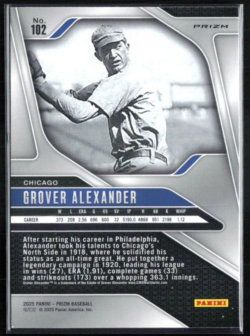 Grover Alexander Blue Ice