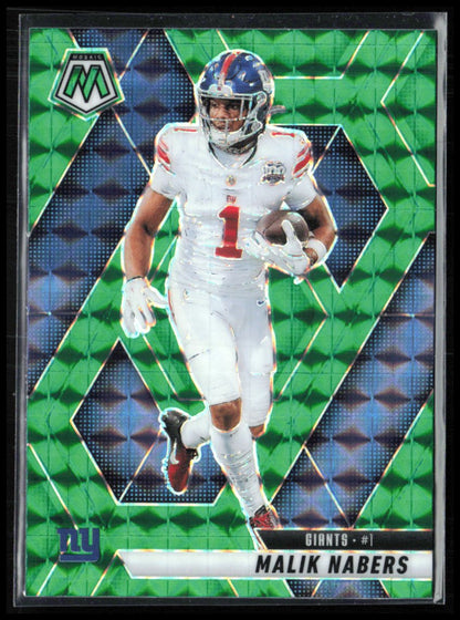 Malik Nabers Green Mosaic