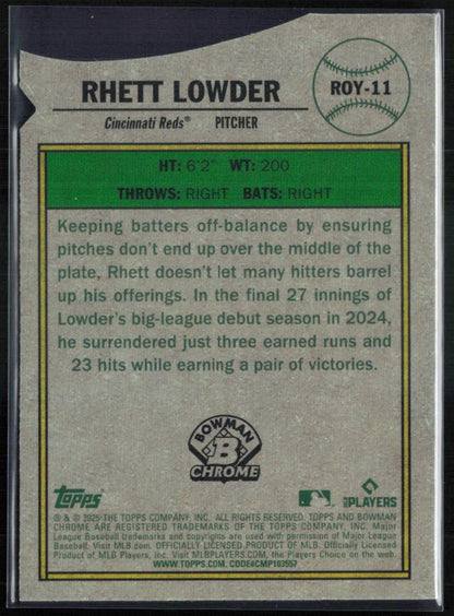 Rhett Lowder