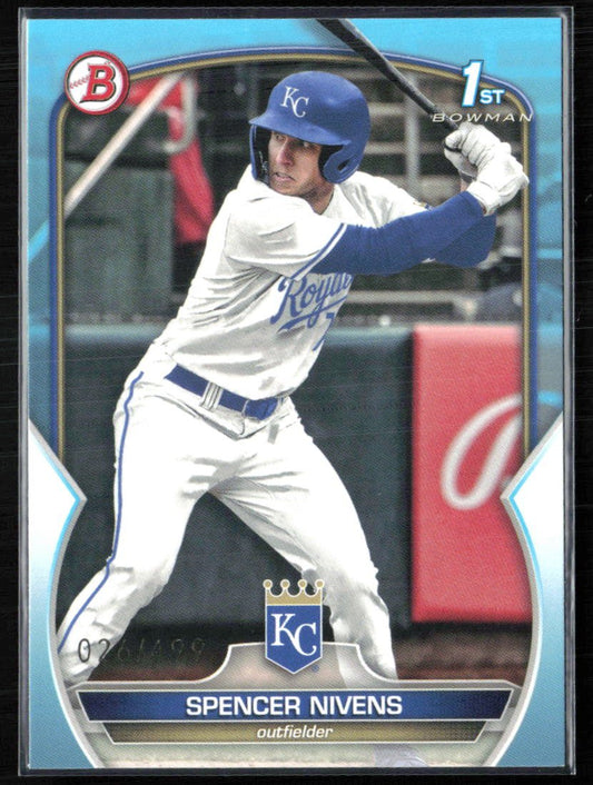 Spencer Nivens 1st Bowman Sky Blue /499