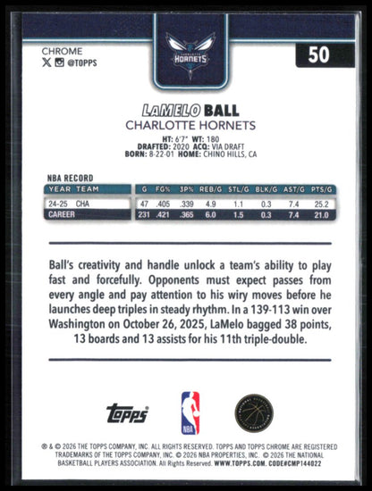 LaMelo Ball X-Fractor