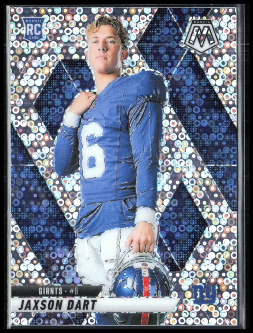 Jaxson Dart RC Disco 2025 Panini Mosaic