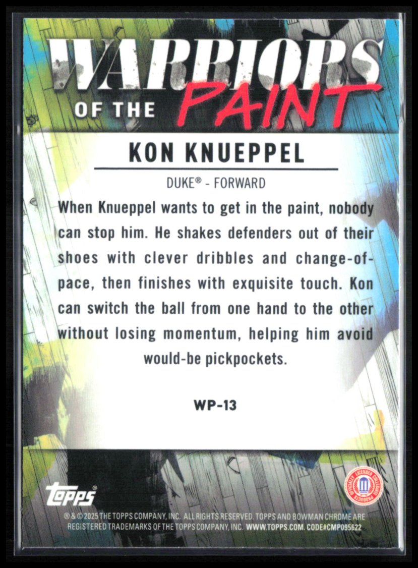 Kon Knueppel Warriors in the Paint