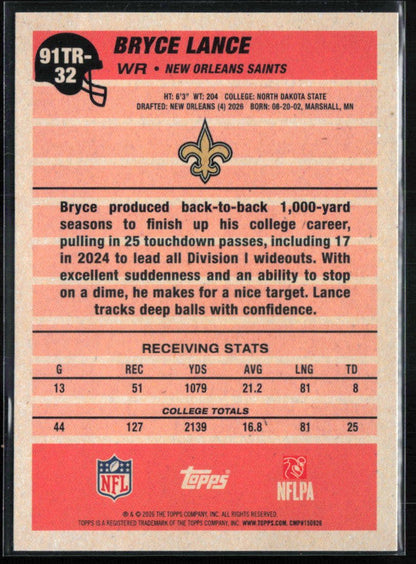 Bryce Lance RC Crackle Foil