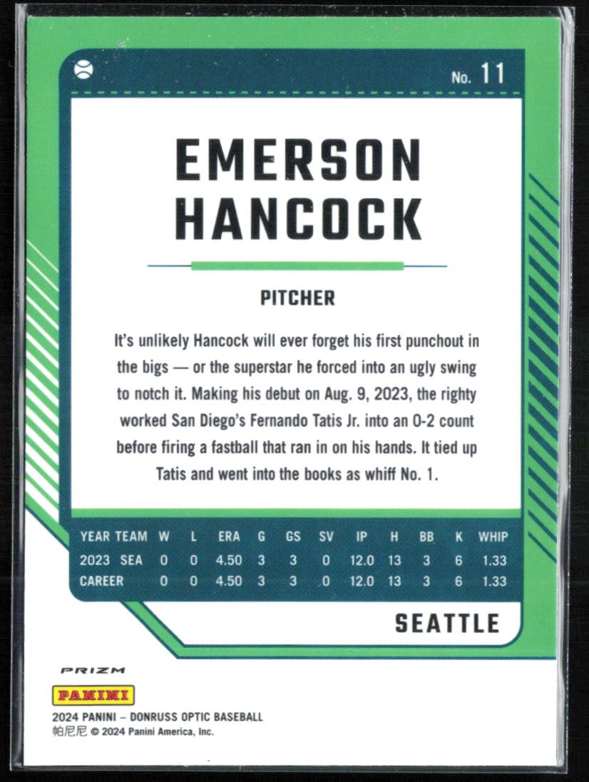 Emerson Hancock Blue Velocity