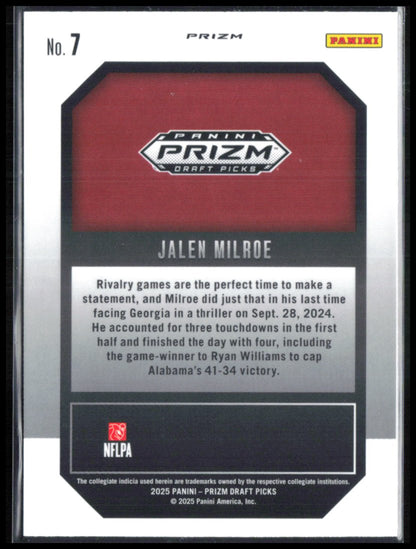Jalen Milroe RC Green