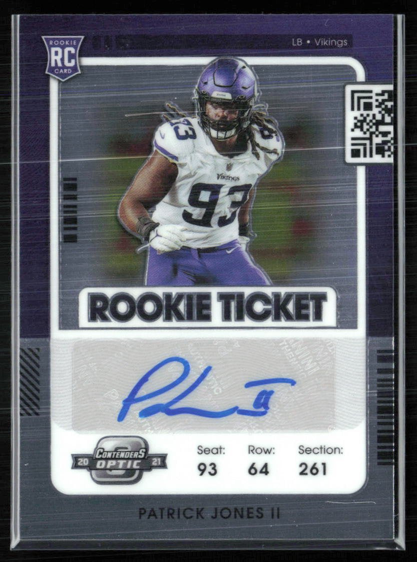 Patrick Jones II RC Auto Rookie Ticket