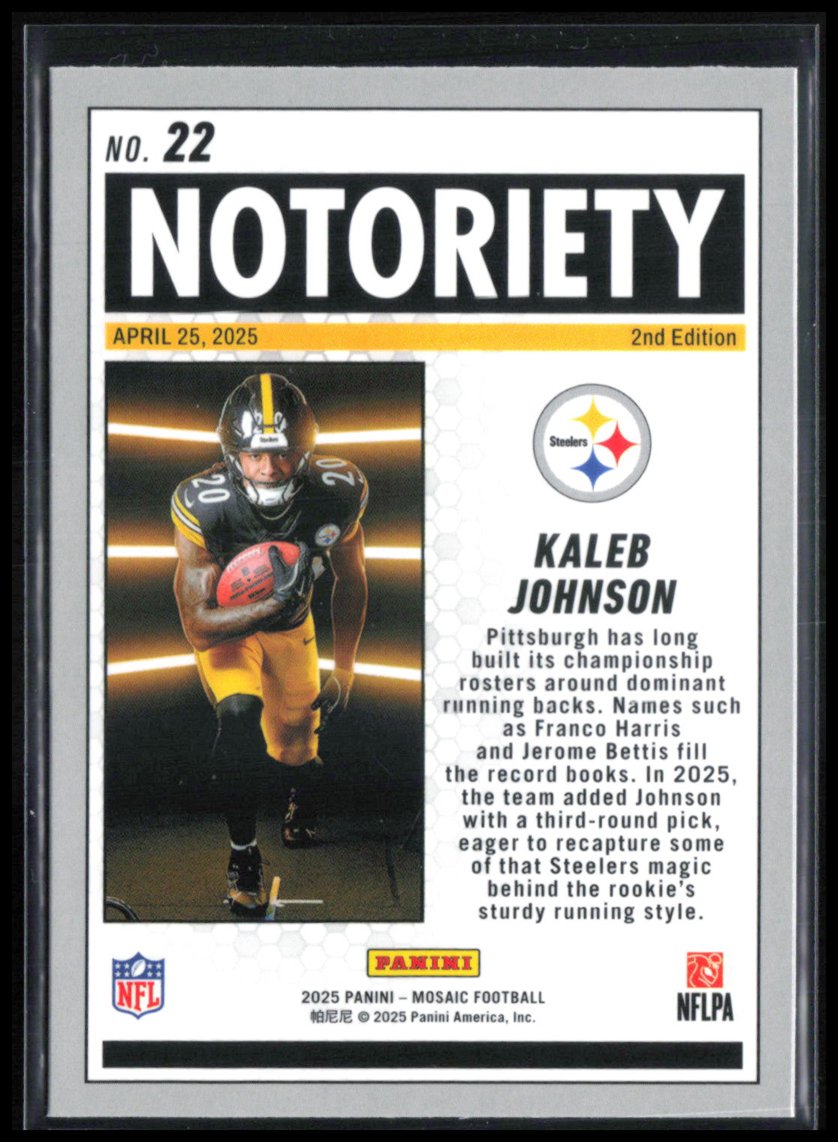 Kaleb Johnson RC