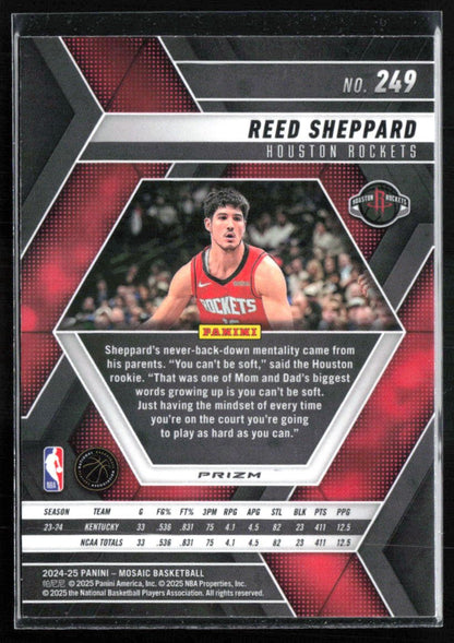 Reed Sheppard RC Mosaic Prizm