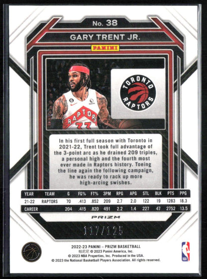 Gary Trent Jr. Blue Ice /125