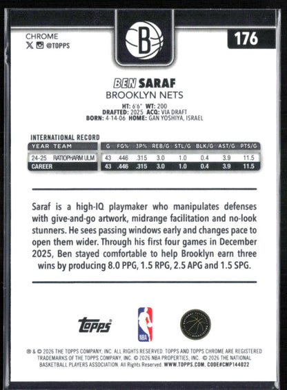 Ben Saraf RC RWB Refractor