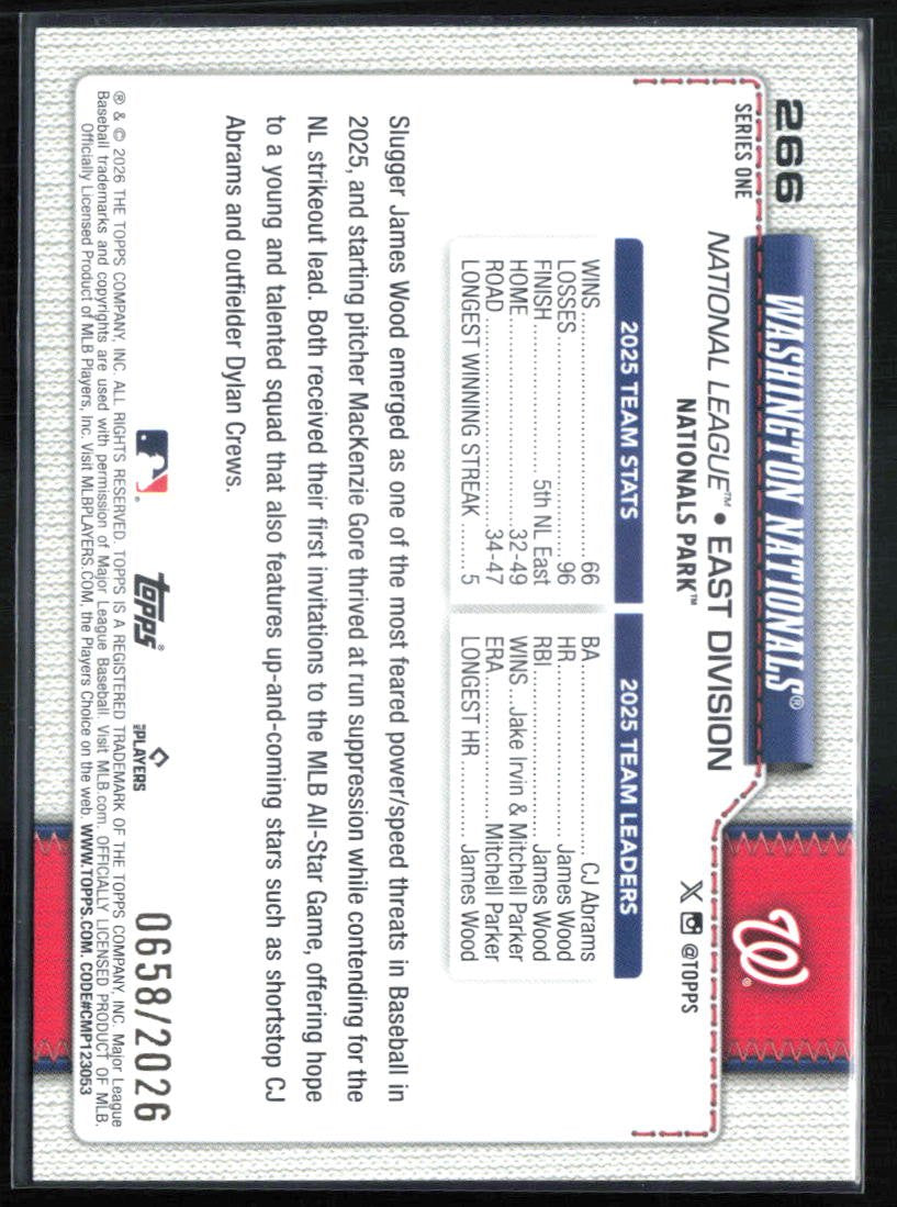 Washington Nationals /2026