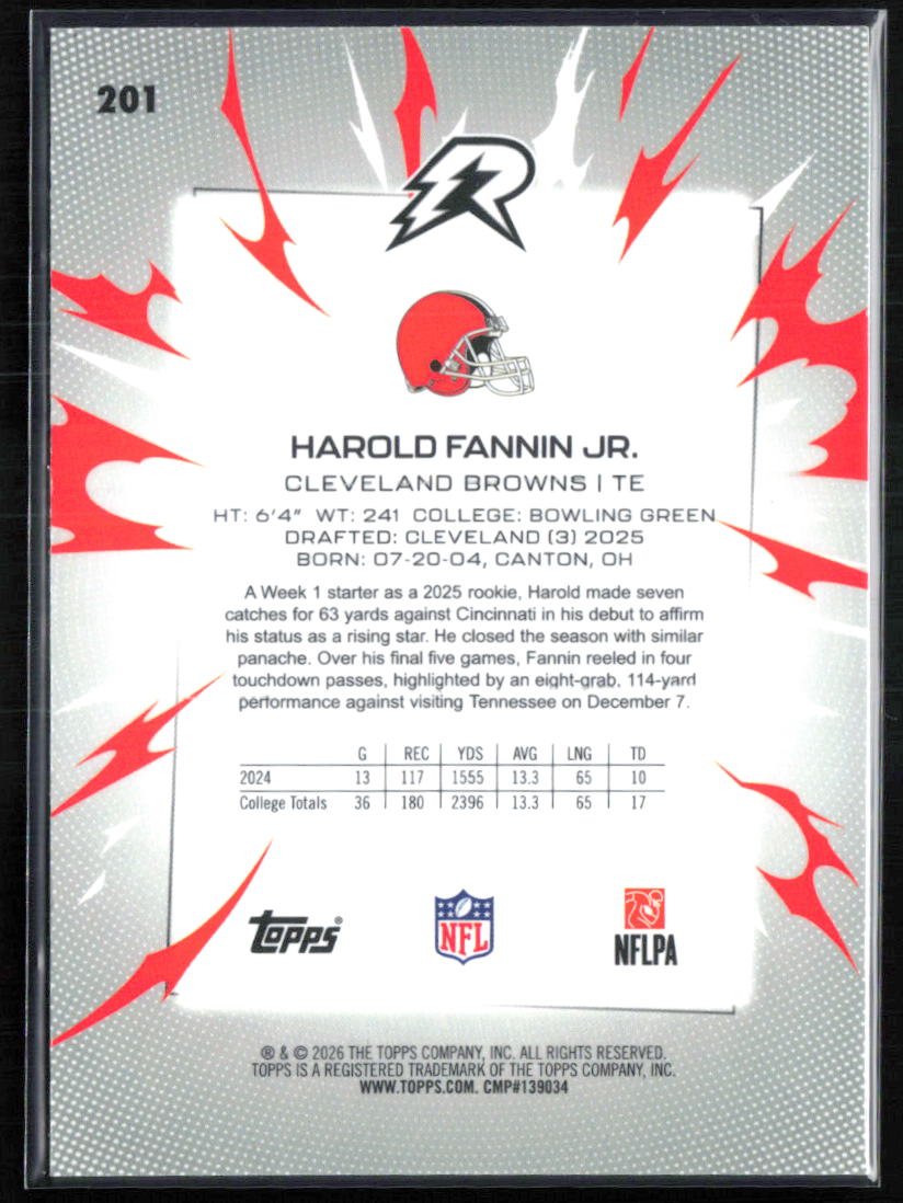 Harold Fannin Jr. RC