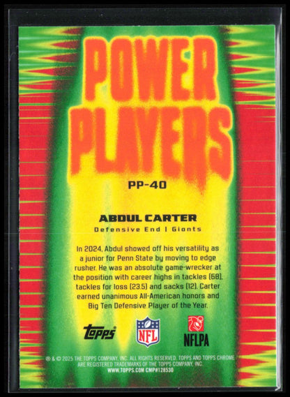 Abdul Carter RC Power Players