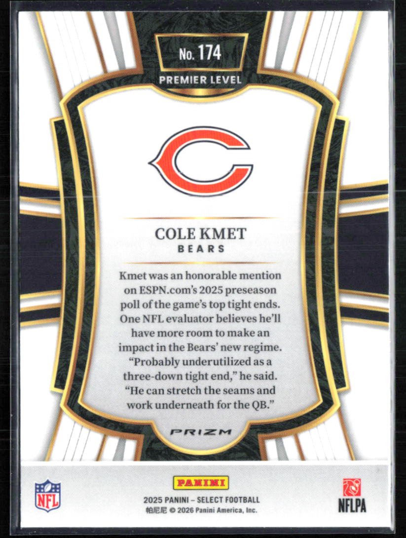 Cole Kmet Pink Premier Level