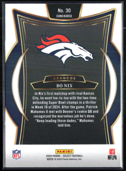 Bo Nix RC Concourse