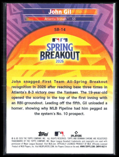 John Gil Spring Breakout Mojo