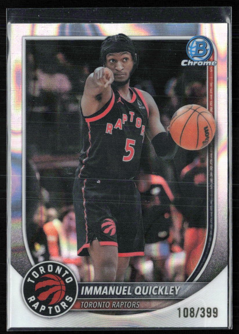 Immanuel Quickley Chrome Lava Refractor /399