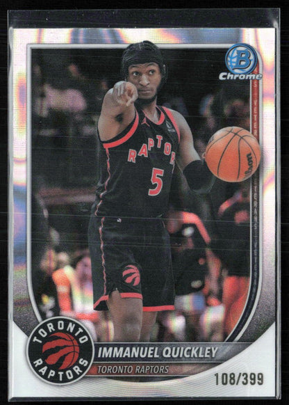 Immanuel Quickley Chrome Lava Refractor /399
