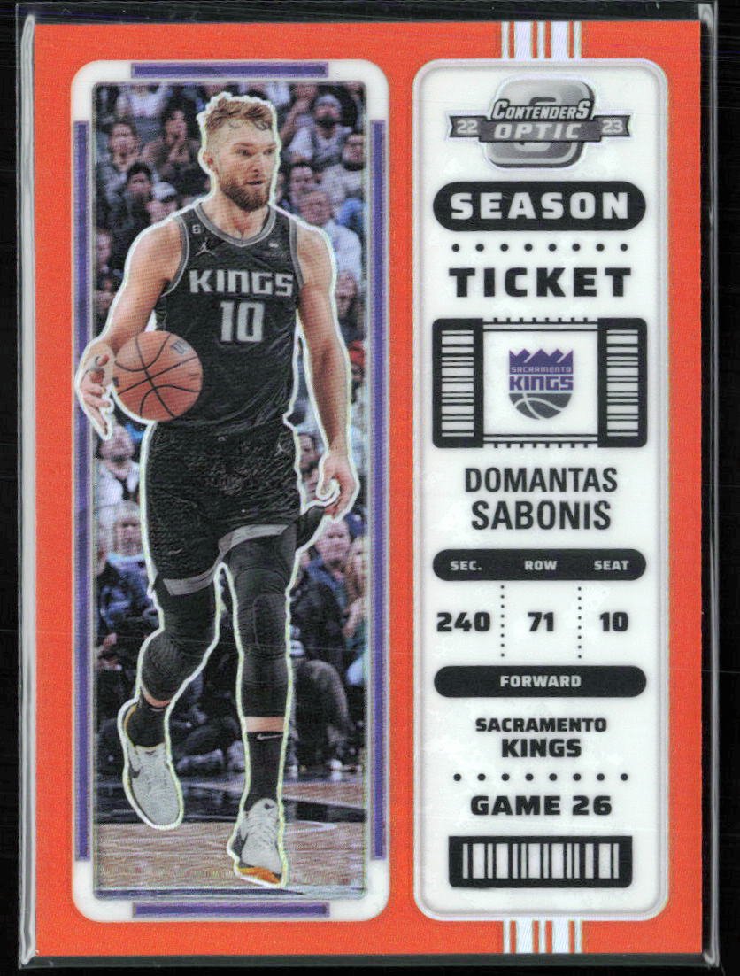 Domantas Sabonis Orange Holo /49