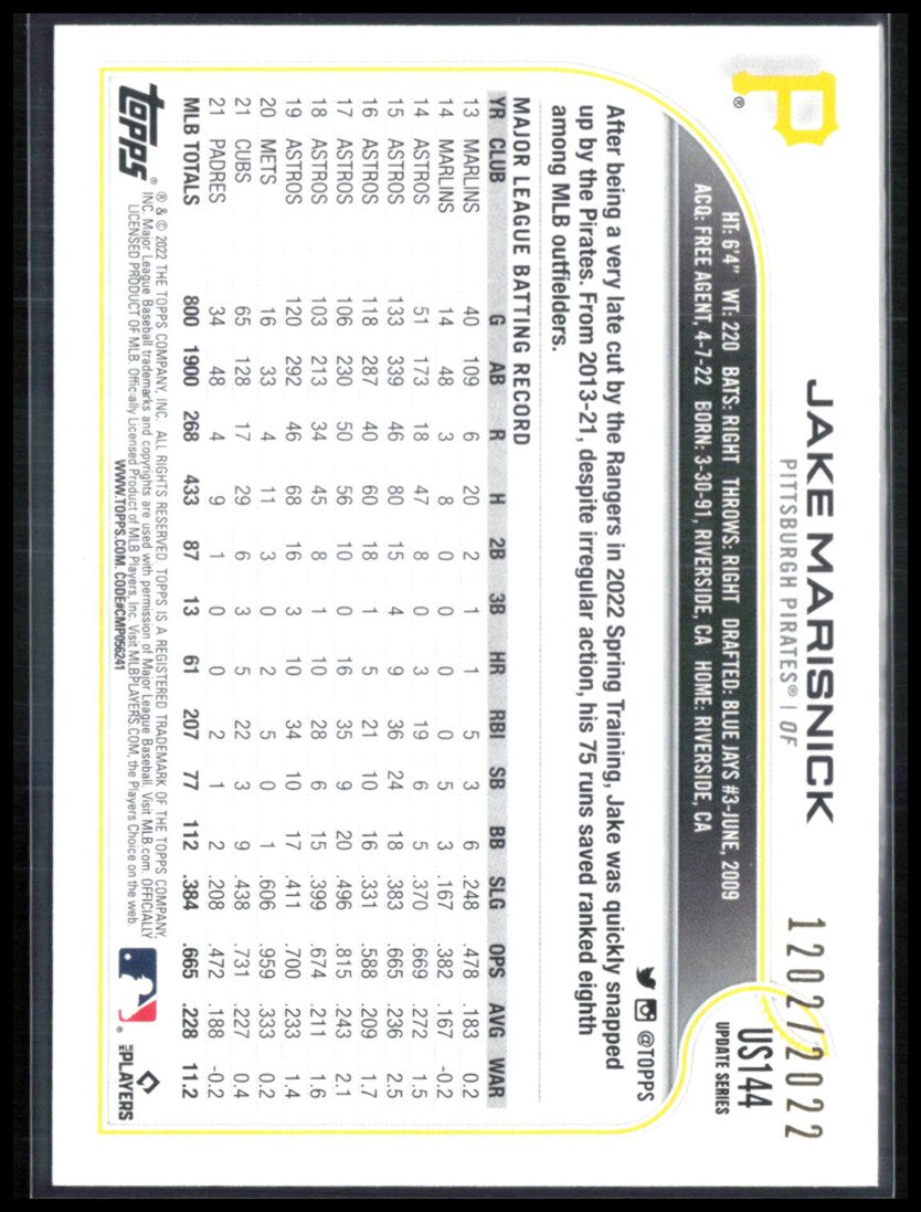 Jake Marisnick /2022