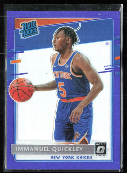 Immanuel Quickley RC Purple Holo