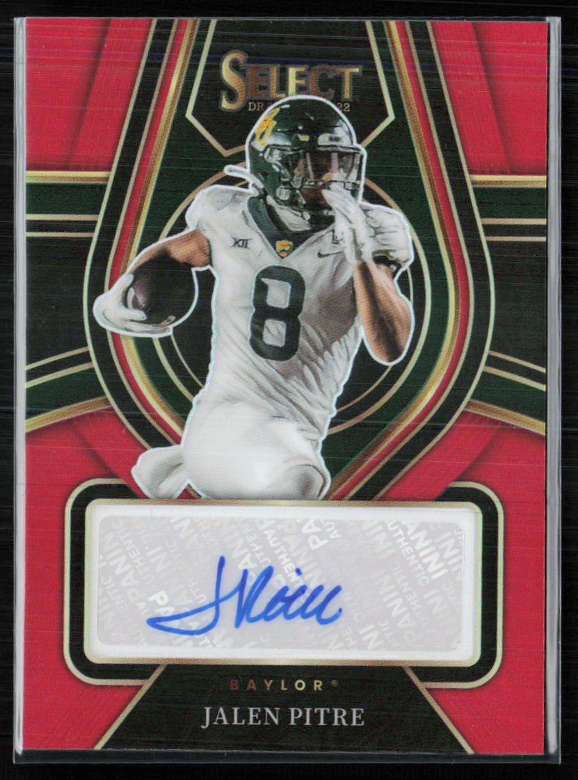 Jalen Pitre Auto Red Prizm