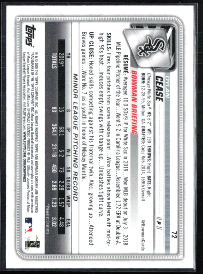 Dylan Cease RC