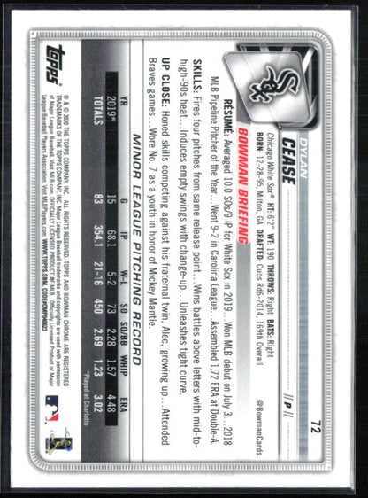 Dylan Cease RC