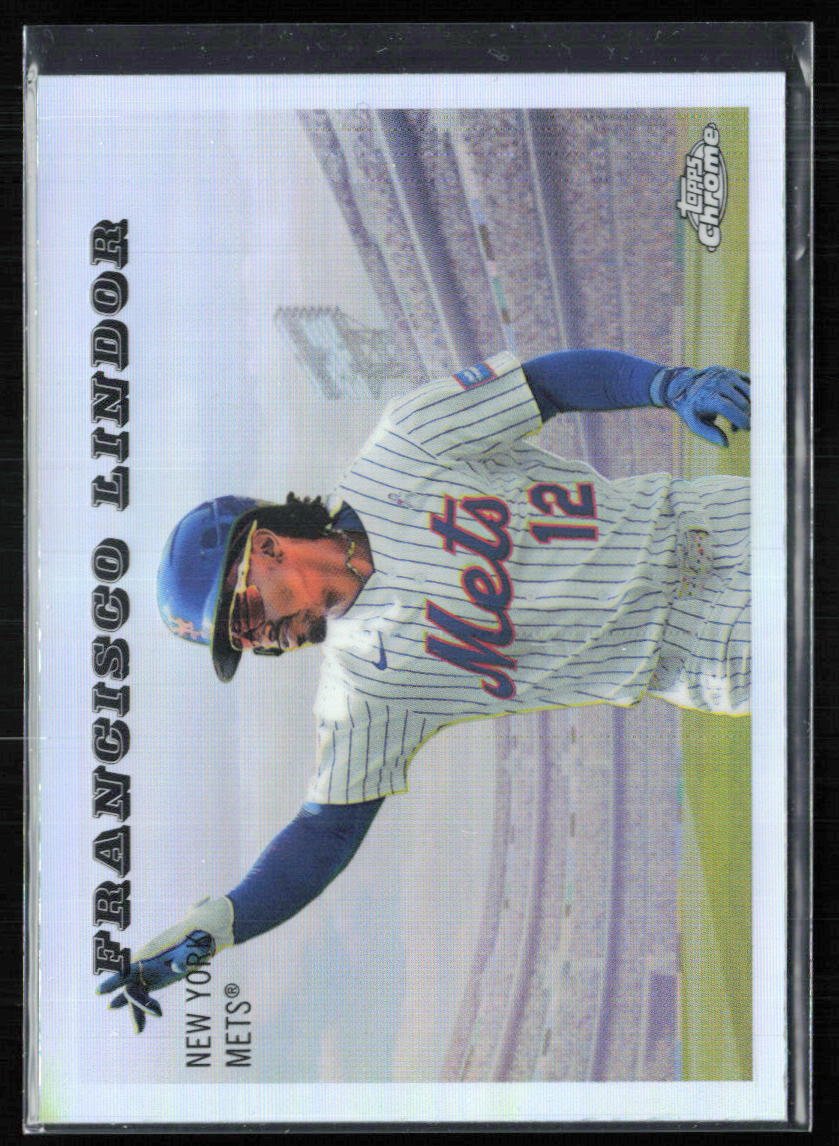 Francisco Lindor 1955 Topps Rails and Sails