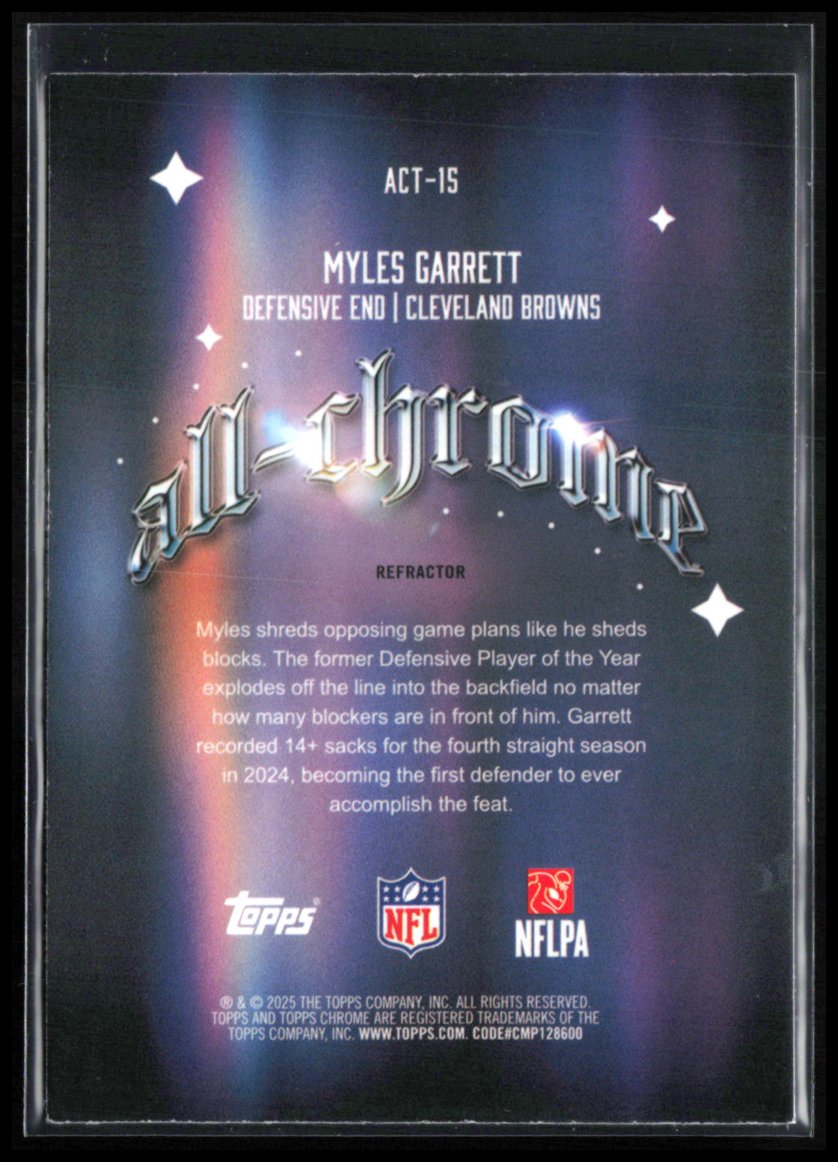 Myles Garrett Refractor