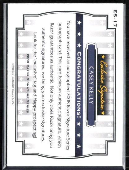 Casey Kelly Auto