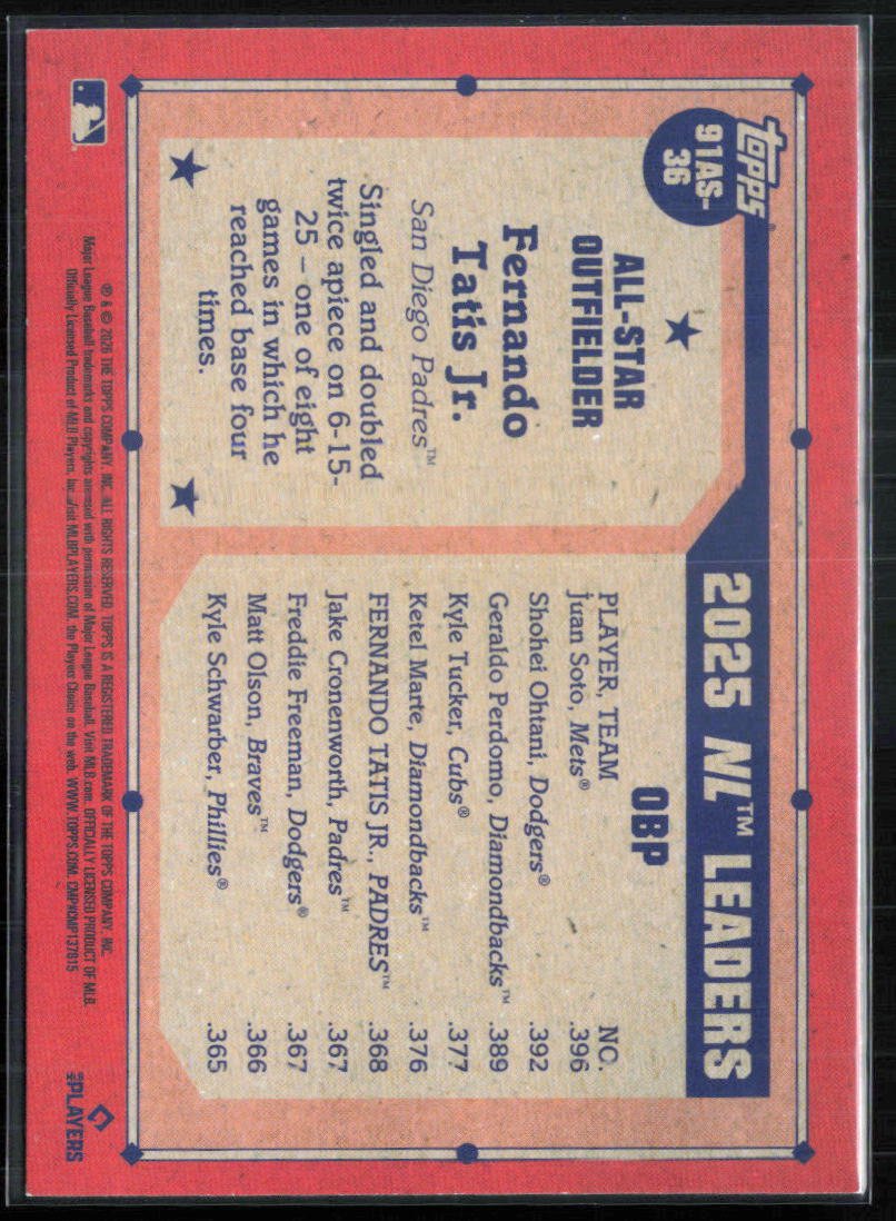 Fernando Tatis Jr. Crackle Foil