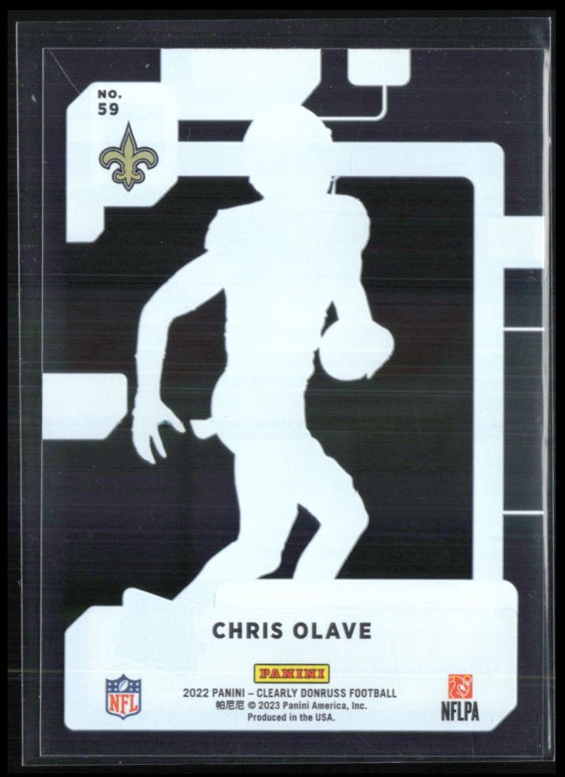 Chris Olave Clearly Donruss