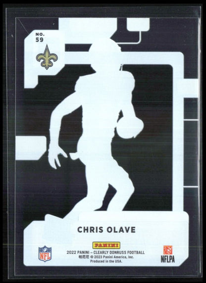 Chris Olave Clearly Donruss