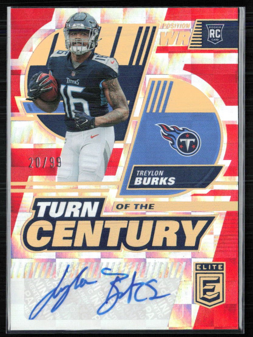Treylon Burks RC Auto /99 Turn of the Century