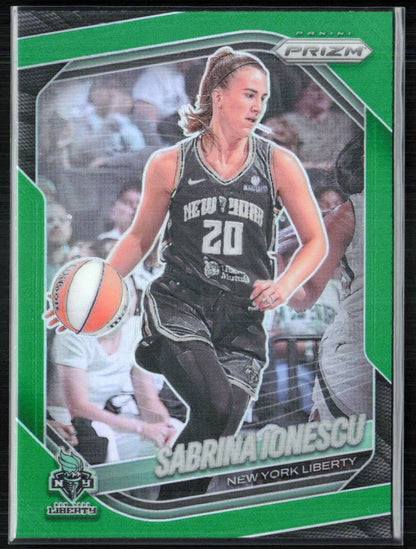 Sabrina Ionescu Green Prizm