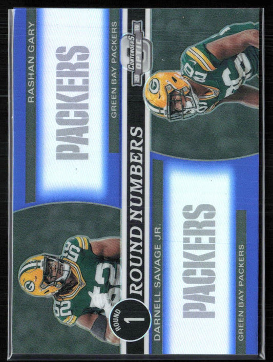 Rashan Gary / Darnell Savage Jr. Round Numbers Holo