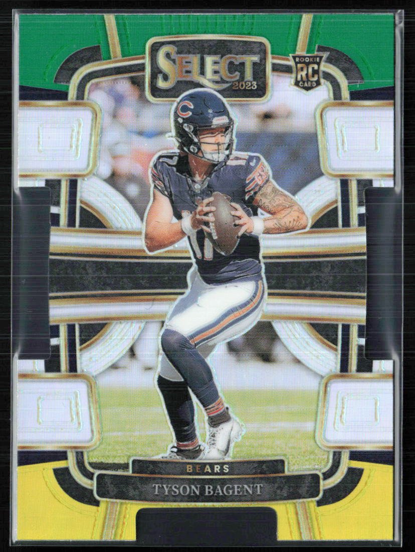 Tyson Bagent RC Green Yellow Die-Cut