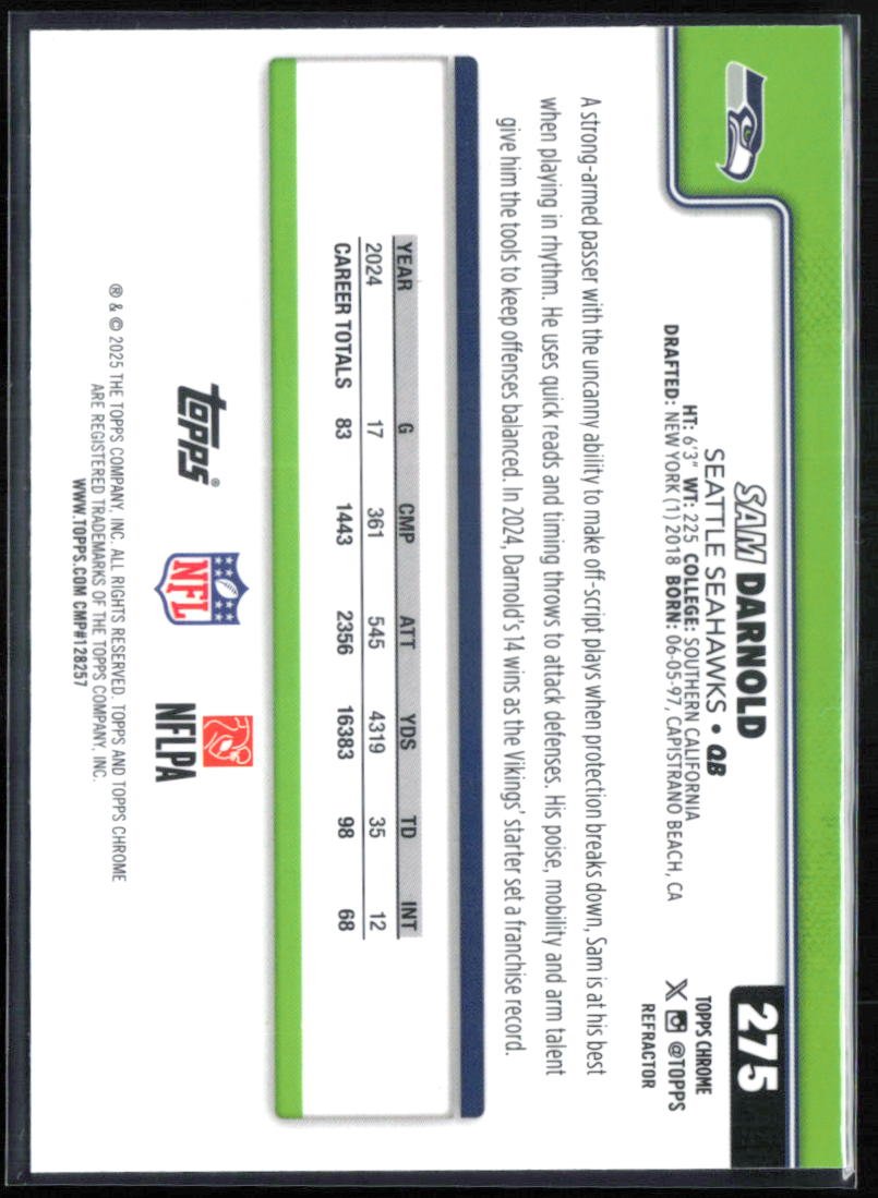 Sam Darnold Refractor