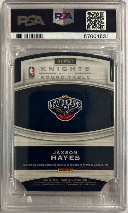 Jaxson Hayes Patch 2019 Crown Royale Knights at the Round Table PSA 10