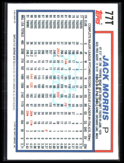 Jack Morris /2001