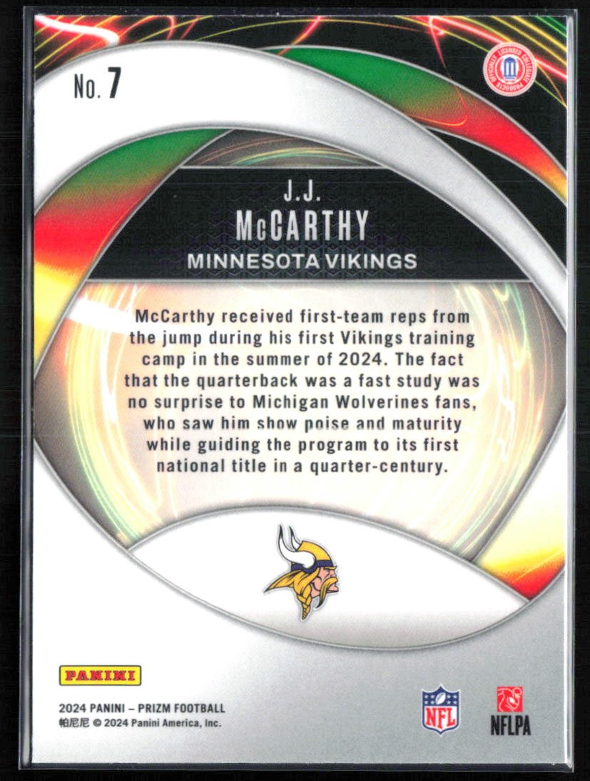 J.J. McCarthy RC
