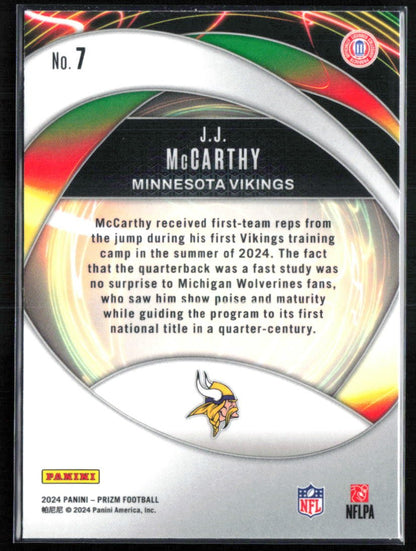 J.J. McCarthy RC
