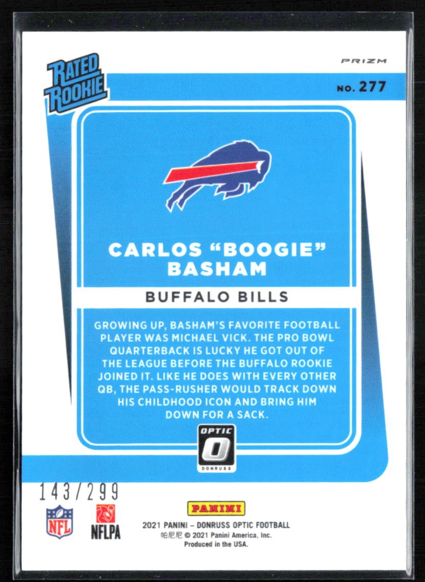 Carlos "Boogie" Basham Blue /299