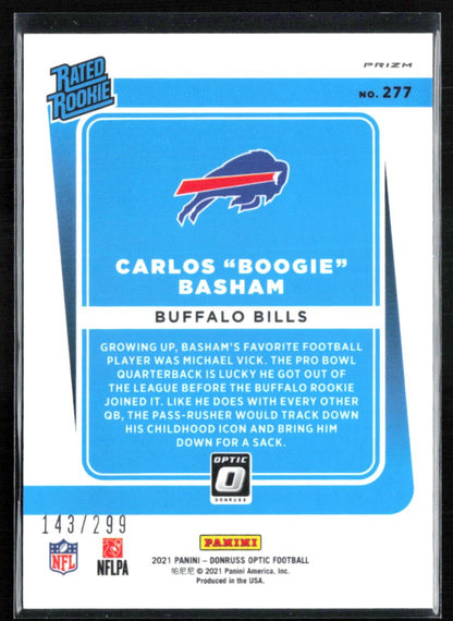 Carlos "Boogie" Basham Blue /299