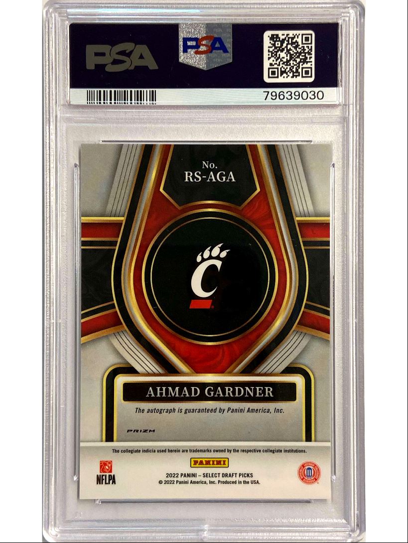 Ahmad Sauce Gardner RC Auto Silver PSA 10